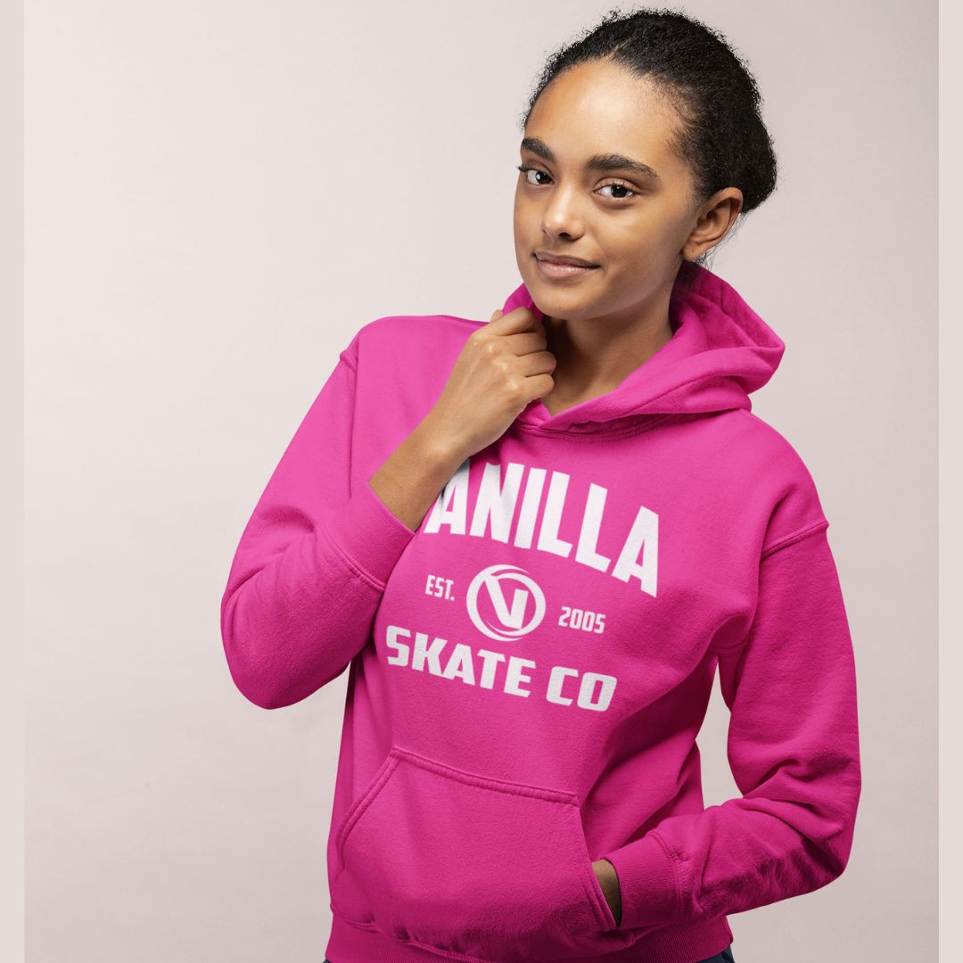 Vanilla Skate Co Hoodie Classic Roller Skate Sweatshirt