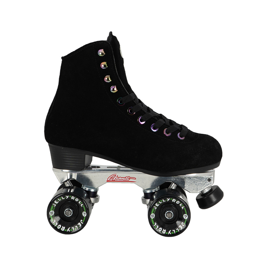VNLA Avanti Luna Outdoor Roller Skates Black Suede