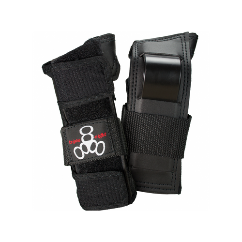 Front Facing Black Wrist Triple 8 Complete Protection Pack from Roller Skate Nation