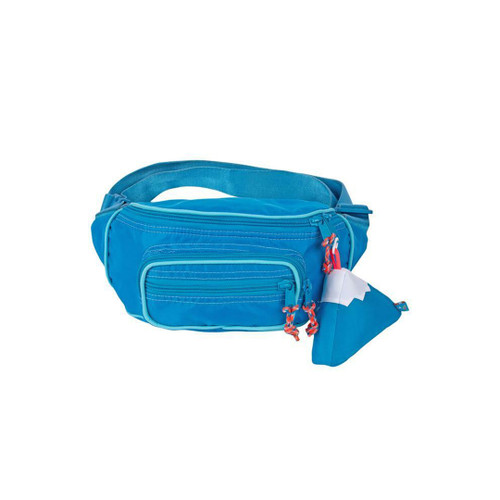 Front Facing Aqua Blue Mokuyobi Fanny Pack from Roller Skate Nation