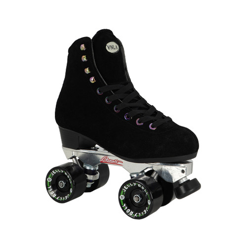 Black Luna Avanti Aluminum Outdoor Roller Skates by Roller Skate Nation 2