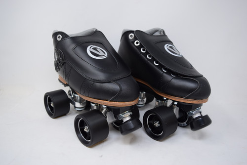 Slightly Used VNLA Total Blackout Indoor Skates from Roller Skate Nation 1