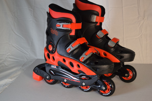 Slightly Used Linear Durango Inline Skates | Red/Black, Men's 8 (Ladies' 9)