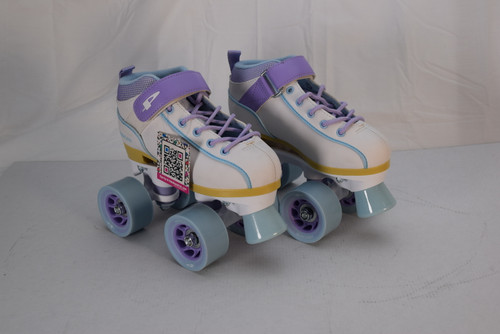 Slightly Used Pacer Charger 3.0 Kids Roller Skates | White, Youth 1