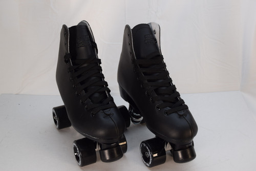 Slightly Used Sure-Grip Malibu Indoor/Outdoor Roller Skates |  Black, Men's 8 (Ladies' 9)