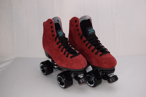 Slightly Used Boardwalk Merlot Outdoor Roller Skates | Merlot, Men's 5 (Ladies' 6)