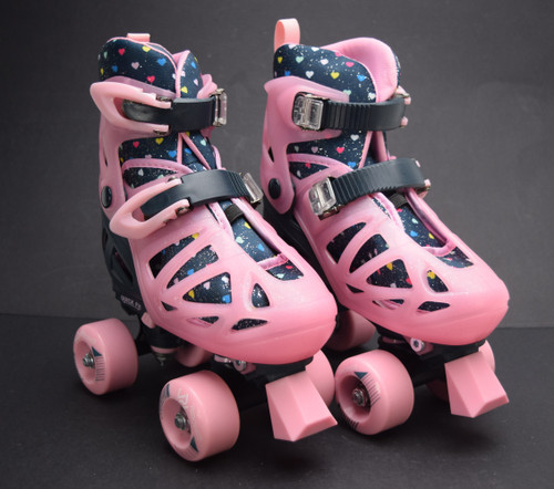 Slightly Used Roller Derby Quick Fit Trac Star Adjustable Kid Skates | Size 3-6