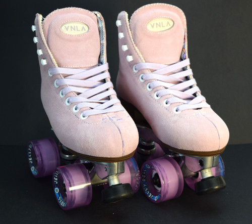 Slightly Used VNLA A La Mode Avanti Outdoor Roller Skates || Ube, Men's 5 (Ladies' 6-6.5)