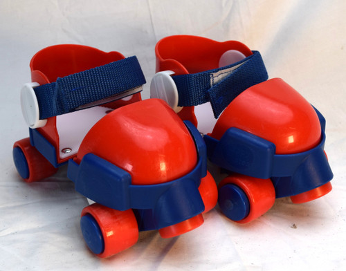 Slightly Used Zippy Adjustable Toddler and Children's Starter Skate || Red/Blue