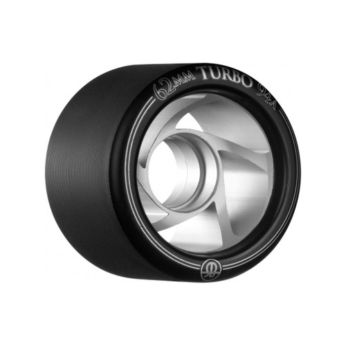 Front Facing Black RollerBones Turbo Wheels from Roller Skate Nation