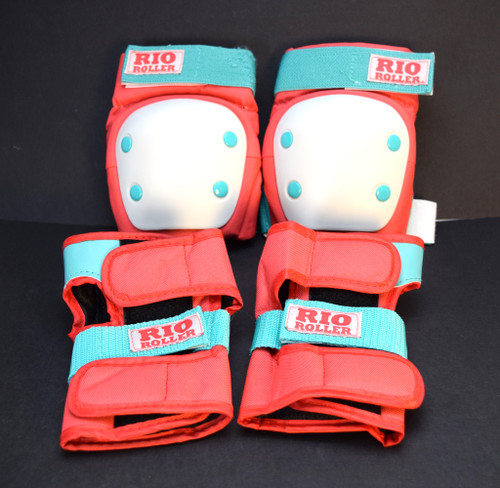 Slightly Used Rio Roller Elbow Pads and Wrist Guards | Large
