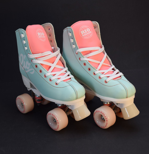 "Slightly Used" Rio Roller Script Outdoor Roller Skates | Ladies' 9