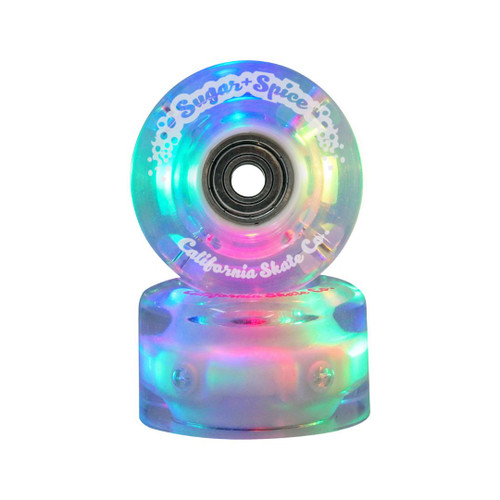Sugar and Spice Light-Up Quad Wheels & Bearings (8 pack)