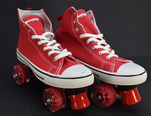 Slightly Used Lenexa MVP 2.0 Indoor/Outdoor Roller Skates || Red Men's 10 / Ladies 11