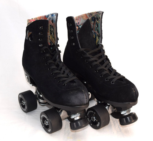 *Slightly Used* Moxi Lolly All American Dream Roller Skates | Black, Men's 4 (Ladies' 5)