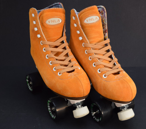 **Slightly** Used VNLA A La Mode Jelly Roll Outdoor Roller Skates | Men's 9 (Ladies' 10) Orange