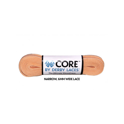 Peach Core High-Top Roller Skate Laces from Roller Skate Nation