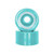 Sure-Grip Fame Indoor Roller Skate Wheels in Teal Blue Sky from Roller Skate Nation