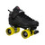Sure-Grip Rebel with Yellow Cosmic Superfly Wheels by Roller Skate Nation