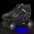 Side Facing Black Roller Derby Revive Light Up Roller Skates from Roller Skate Nation 2