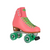 Front Facing Watermelon Pink Moxi Beach Bunny Roller Skate from Roller Skate Nation