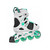 Back Facing White/Teal Pacer Explorer Inline Skates from Rollerskatenation