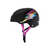 Side Facing Black Lightning Triple 8 Sweatsaver Helmet from Roller Skate Nation