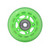 Front Facing Green Kids Inline Replacement Wheels from Roller Skate Nation