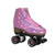 Front Facing Pink Sure-grip Prism Roller skates from Roller Skate Nation