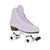 VNLA A La Mode Suede Roller Skates in Ube Purple with Sure-Grip Avanti Magnesium Plates