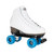 White Riedell 120 Blue Aerobic Sunlite Outdoor Roller Skate by Roller Skate Nation