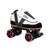 VNLA Evolution Speed Skate with Backspin Remix Lite Wheels in Black with Toe Stop