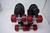 Slightly Used Black Sure-Grip Boardwalk roller skate with Sure-Grip Motion Outdoor Wheels 2