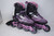 Slightly Used Fila Legacy Pro 80 Ladies inline skates in Black/Violet from Roller Skate Nation 1