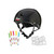 Wipeout by Triple 8 Dry Erase Kid's Helmet with markers and stencils in Black