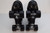 Slightly Used Sure-Grip Malibu Indoor/Outdoor Roller Skates |  Black, Men's 8 (Ladies' 9)