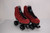 Slightly Used Boardwalk Merlot Outdoor Roller Skates | Merlot, Men's 5 (Ladies' 6)