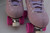 Slightly Used VNLA A La Mode Medallion Indoor Roller Skates | Purple, Men's 8 (Ladies' 9-9.5)