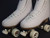 Slightly Used Sure-Grip Fame Indoor Roller Skates | White, Men's 9 (Ladies' 10)