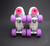 Slightly Used Lenexa Doodle Kid's Roller Skates ||| Youth White Size 1