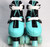 *Slightly Used* Lenexa Go-Gro Adjustable Skates Combo ||| White/Teal Youth 3-6