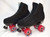 Slightly Used Moxi Lolly Jelly Roll Outdoor Roller Skates | Black, Men's 8 (Ladies' 9-9.5)