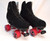 Slightly Used Moxi Lolly Jelly Roll Outdoor Roller Skates | Black, Men's 8 (Ladies' 9-9.5)