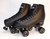 Slightly Used Sure-Grip Fame Indoor Roller Skates || Black, Men's 8 (Ladies' 9)