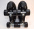 Slightly Used Sure-Grip Fame Indoor Roller Skates || Black, Men's 8 (Ladies' 9)