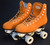Slightly Used VNLA A La Mode Avanti Velvet Indoor Roller Skates | Creamsicle, Men's 7 (Ladies' 8)