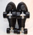 Slightly Used Riedell 111 Angel Indoor Roller Skates | Black, Men's 13