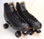 Slightly Used Riedell 111 Angel Indoor Roller Skates | Black, Men's 13