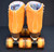 Slightly Used VNLA A La Mode Outdoor Roller Skates | Creamsicle, Men's 5 (Ladies' 6-6.5)