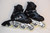 Slightly Used FILA Legacy Pro 84mm Inline Skates ||| Black/Blue, Ladies' 7